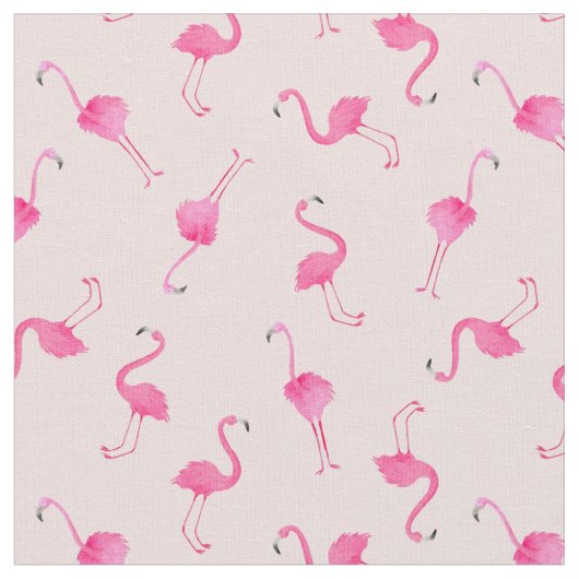 Flamingo patroon stof (Close Up)