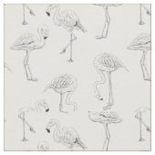 Flamingo patroon stof (Close Up)
