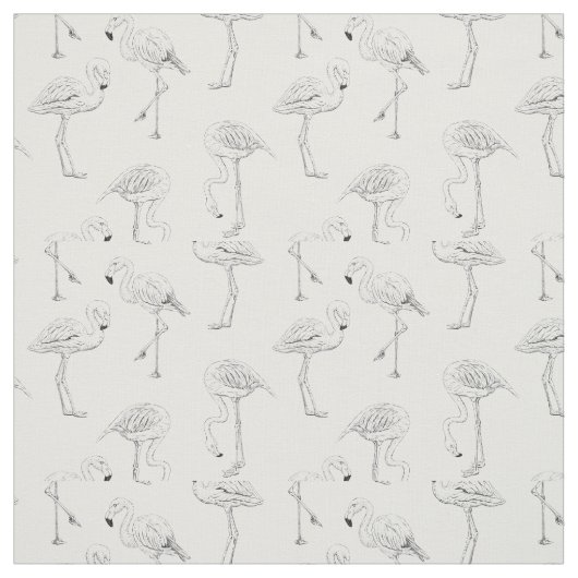 Flamingo patroon stof (Swatch)