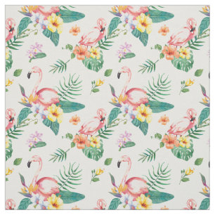 Flamingo patroon stof
