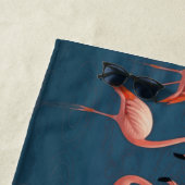 Flamingo patroon strandlaken (In situ)