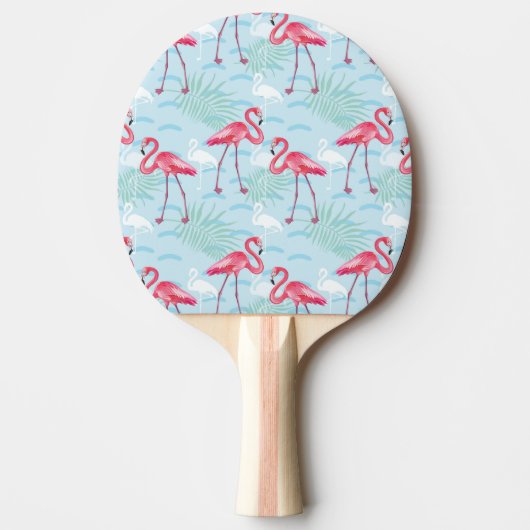 flamingo patroon tafeltennisbatje (Voorkant)
