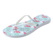 flamingo patroon teenslippers (Schuin)