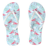 flamingo patroon teenslippers (Voetbed)