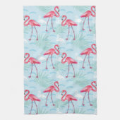 flamingo patroon theedoek (Verticaal)