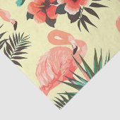 Flamingo patroon tissuepapier (Detail)