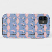 Flamingo patroon van aanbesteding Case-Mate iPhone case (Achterkant (horizontaal))