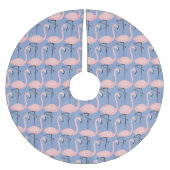 Flamingo patroon van aanbesteding kerstboom rok (Voorkant)