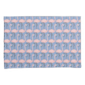 Flamingo patroon van aanbesteding kussensloop (Voorkant-Rechts)