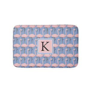 Flamingo patroon van aanbesteding   Monogram Badmat