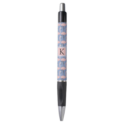 Flamingo patroon van aanbesteding | Monogram Pen (Voorkant Verticaal)