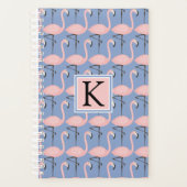 Flamingo patroon van aanbesteding | Monogram Planner (Voorkant)