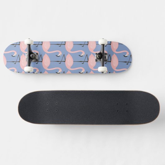 Flamingo patroon van aanbesteding persoonlijk skateboard (Horizontaal)