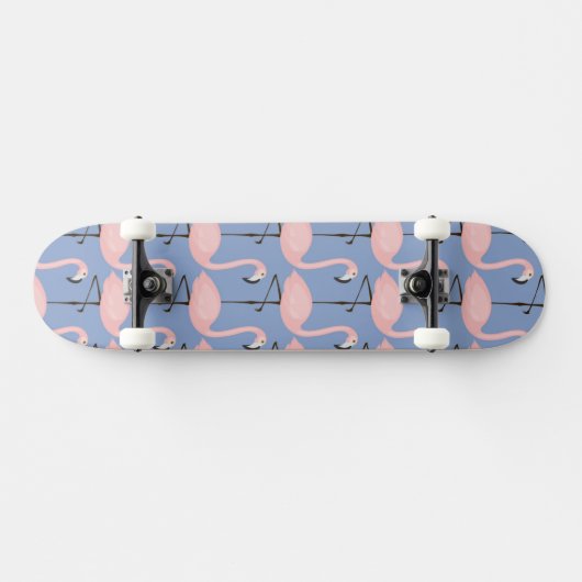 Flamingo patroon van aanbesteding persoonlijk skateboard (Horizontaal)
