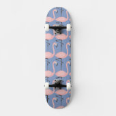 Flamingo patroon van aanbesteding persoonlijk skateboard (Voorkant)