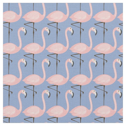 Flamingo patroon van aanbesteding stof (Close Up)