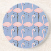 Flamingo patroon van aanbesteding zandsteen onderzetter (Voorkant)