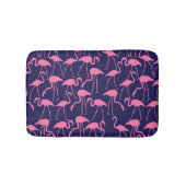 Flamingo patroon van de marine en roze badmat (Voorkant)