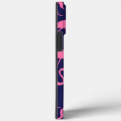 Flamingo patroon van de marine en roze Case-Mate iPhone case (Achterkant / Rechts)