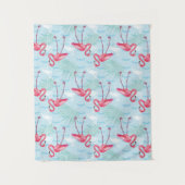 flamingo patroon wandkleed (Voorkant)