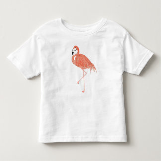 flamingo patroon Waterverf Toddler Shirt
