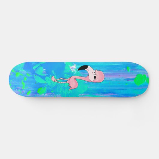Flamingo Persoonlijk Skateboard (Horizontaal)