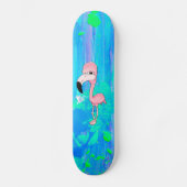Flamingo Persoonlijk Skateboard (Voorkant)