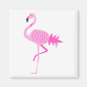 Flamingo Pineapple Magneet