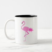 Flamingo Pineapple Tweekleurige Koffiemok (Links)