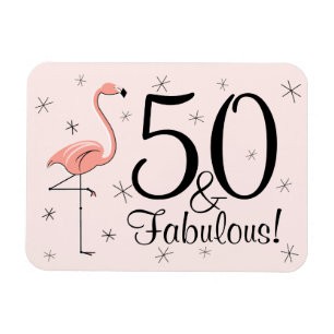 Flamingo Pink 50 en flexibele magneet van Fabulous
