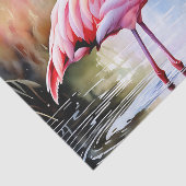 Flamingo Pink Bird Tissuepapier (Detail)