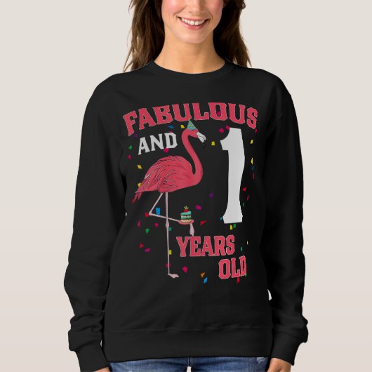 Flamingo Pink Birthday Pa Trui (Voorkant)