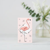 Flamingo Pink Diamond visitekaartje (Staand voorkant)