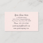 Flamingo Pink Diamond visitekaartje (Achterkant)