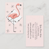 Flamingo Pink Diamond visitekaartje (Voorkant / Achterkant)