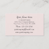 Flamingo Pink Diamond visitekaartje (Achterkant)