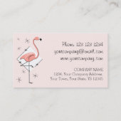 Flamingo Pink Diamond visitekaartje (Achterkant)