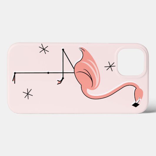 Flamingo Pink-draagtas Case-Mate iPhone Case (Achterkant (horizontaal))