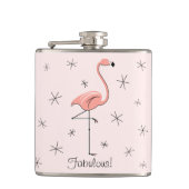 Flamingo Pink Fabulous! Flamingo Heupfles (Voorkant)