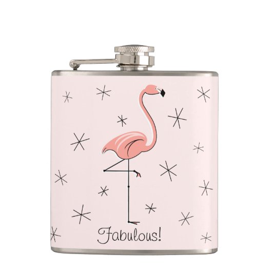 Flamingo Pink Fabulous! Flamingo Heupfles (Voorkant)