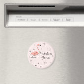 Flamingo Pink Fabulous Friend magnet (Insitu (Vaatwasser))