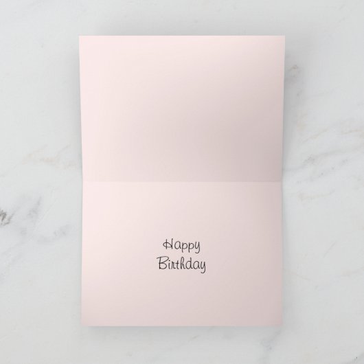 Flamingo Pink Fabulous Friend! verjaardagskaart Kaart (Binnen)