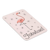 Flamingo Pink Fabulous magnet buigzaam Magneet (Rechterzijde)