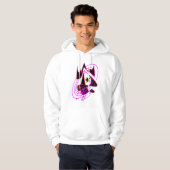 Flamingo Pink Galaxy Hoodie (Voorkant volledig)