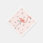 Flamingo Pink papieren servetten (Hoek)