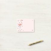 Flamingo Pink Post-it® Notes (Op bureau)