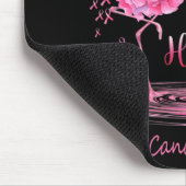 Flamingo Pink Ribbon Butterflies Breast Cancer Awa Muismat (Hoek)