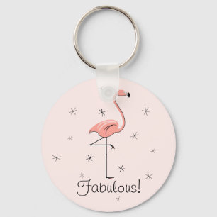 Flamingo Pink-sleutelketen Sleutelhanger