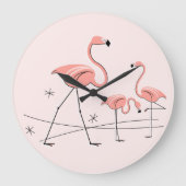 Flamingo Pink Trio 2 klok rond (Voorkant)