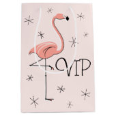 Flamingo Pink 'VIP' cadeautas medium (Voorkant)